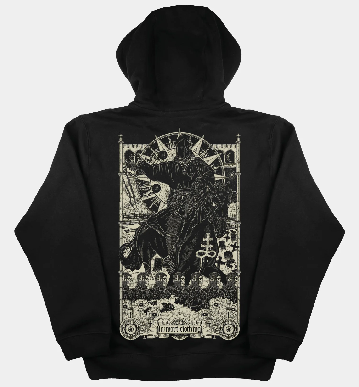 Death Pullover Hoodie (BW/B)