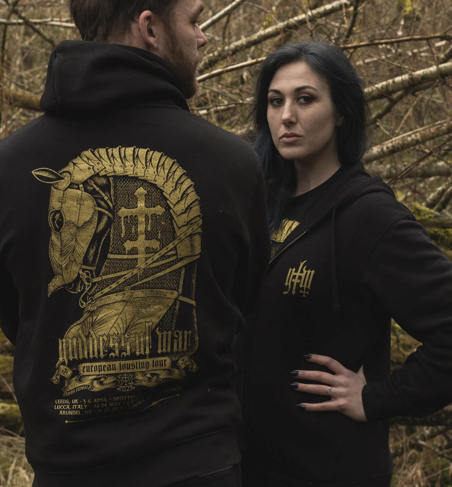 Goddess of War I Full-Zip Hoodie V1 (EG/B) - Image 3