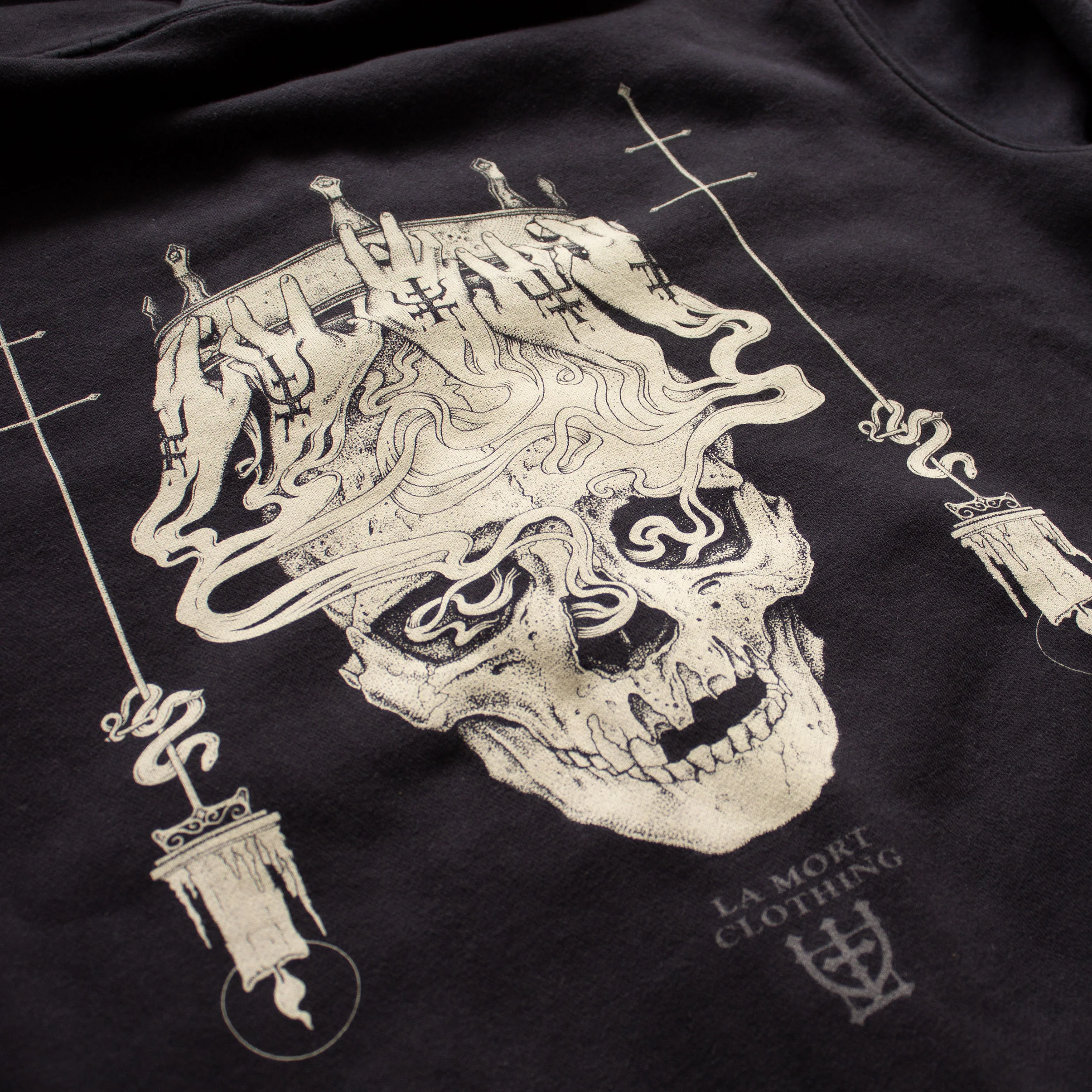 Icon King Full-Zip Hoodie (BW/B) - Image 3