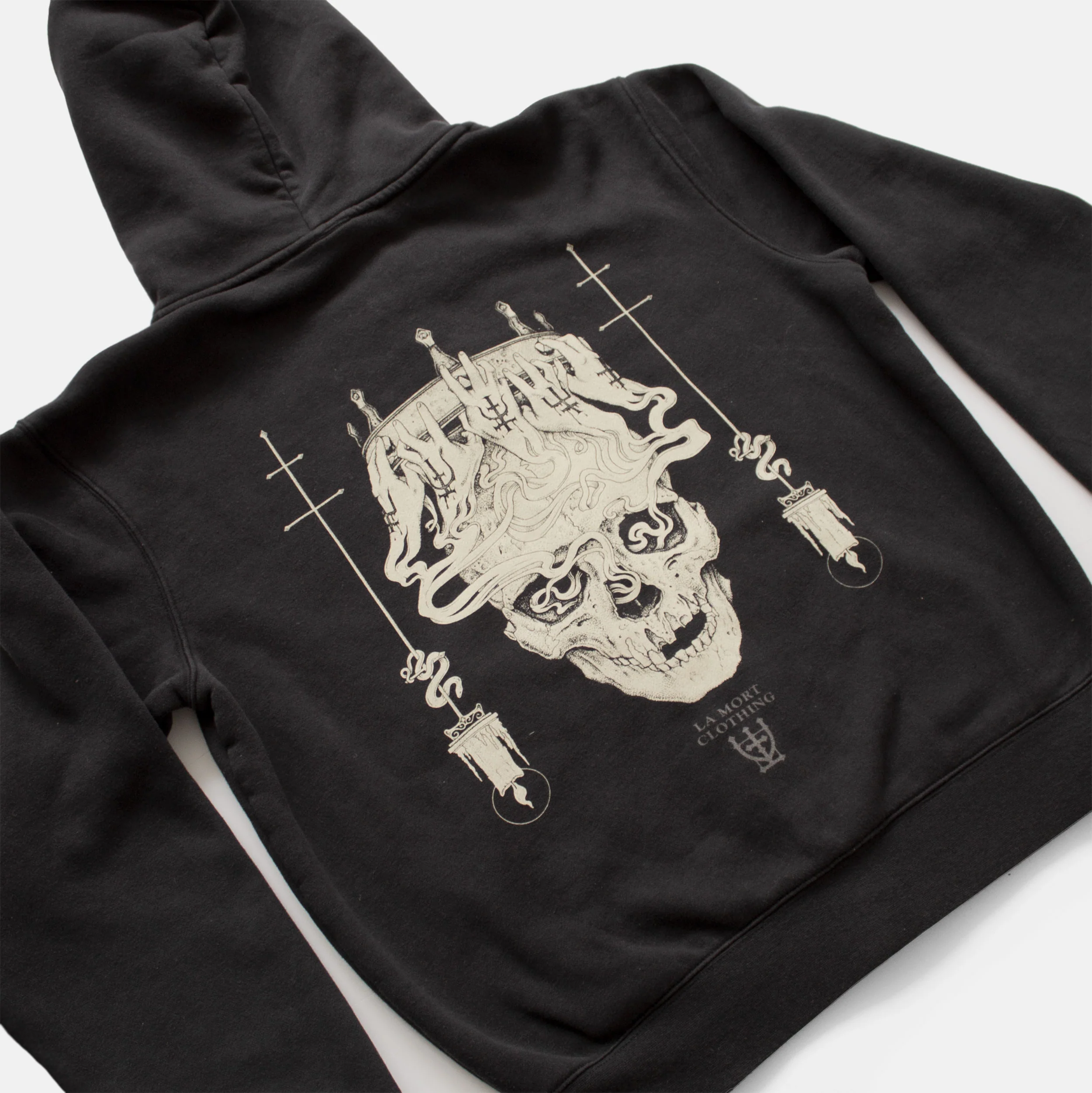 Icon King Full-Zip Hoodie (BW/B) - Image 5