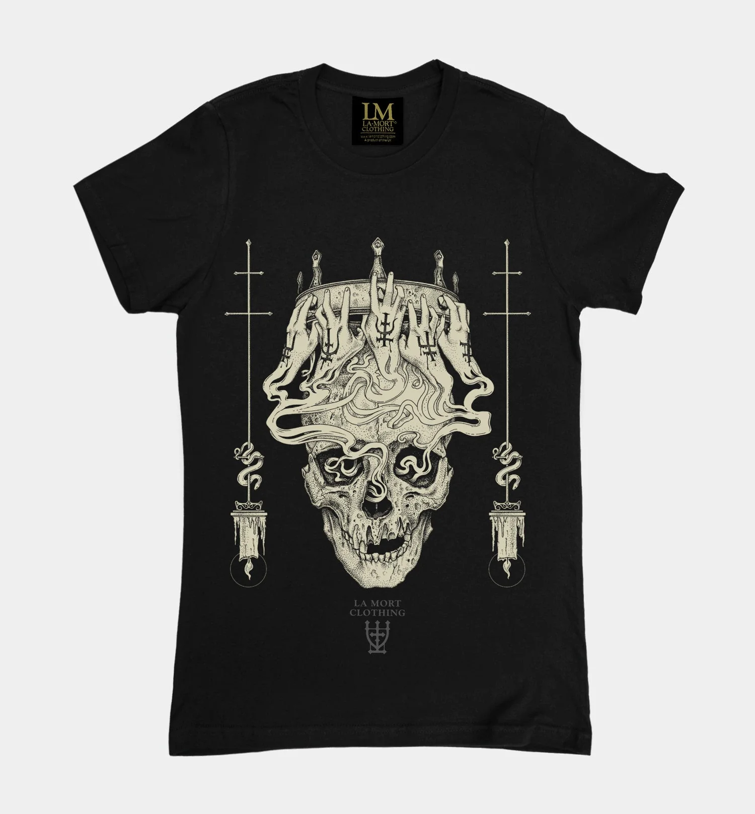 Icon King Women’s Crew Neck T-shirt (BW/B)