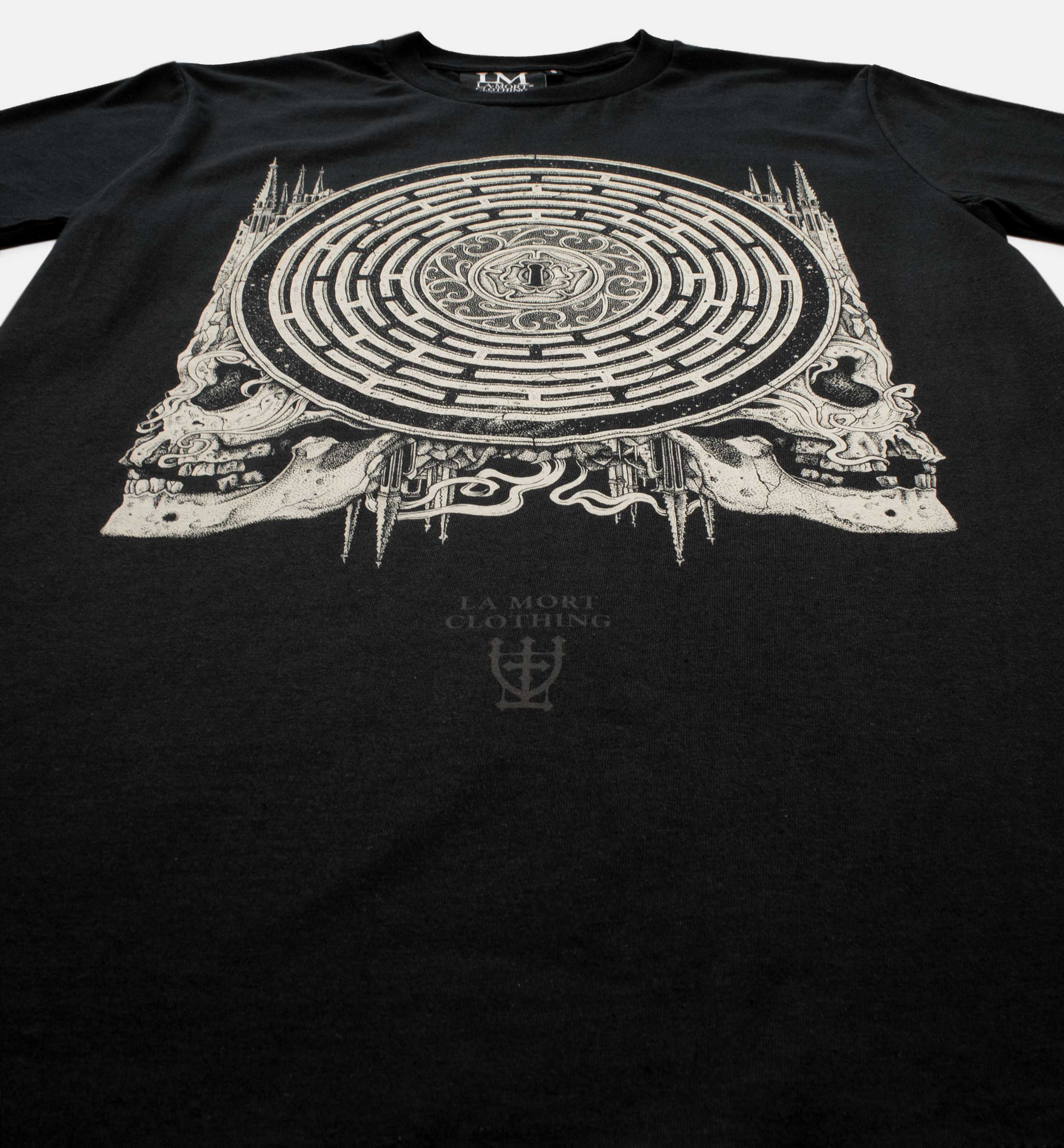 Icon Labyrinth T-shirt (BW/B) - Image 3