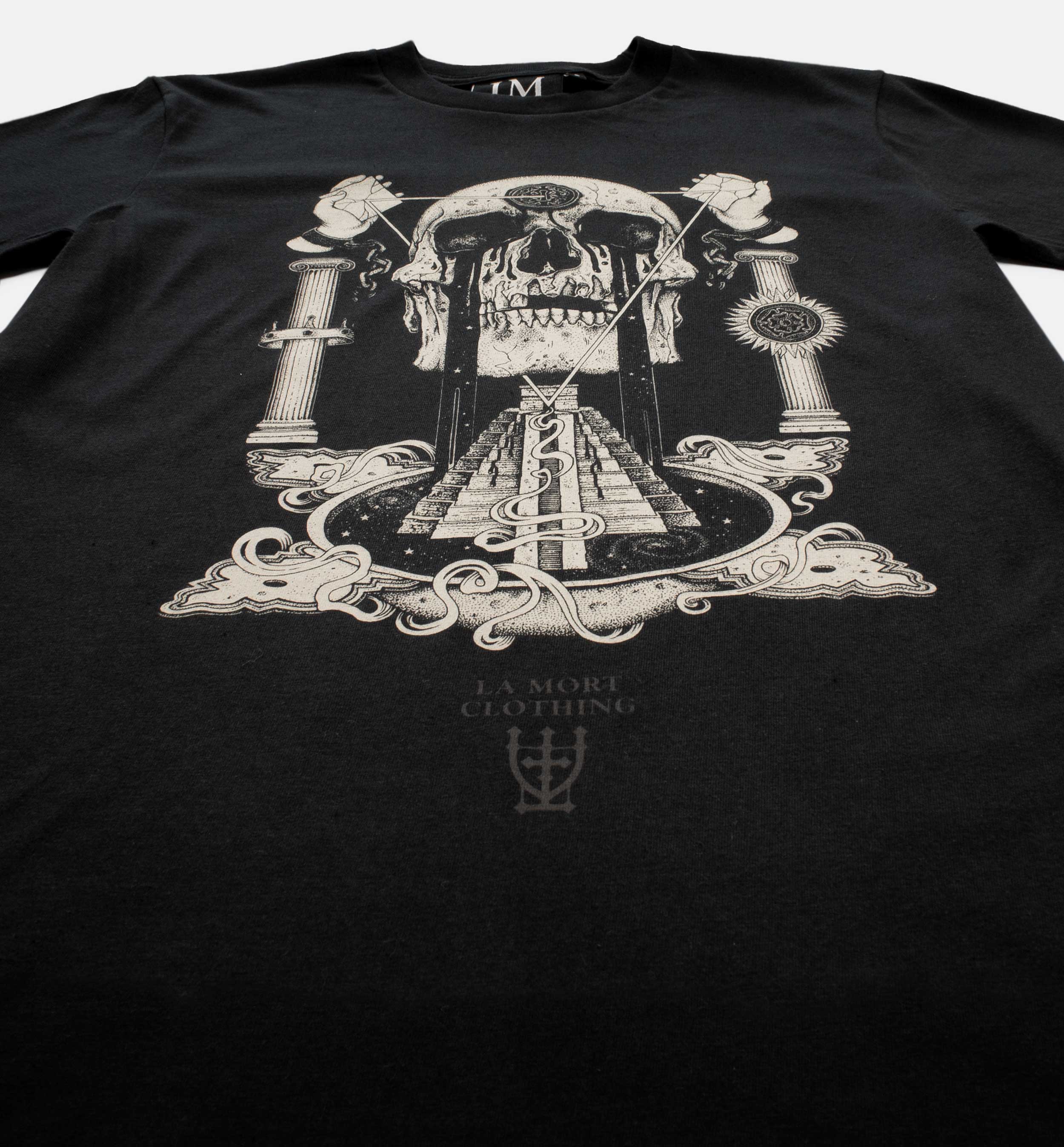 Icon Temple T-shirt (BW/B) - Image 3