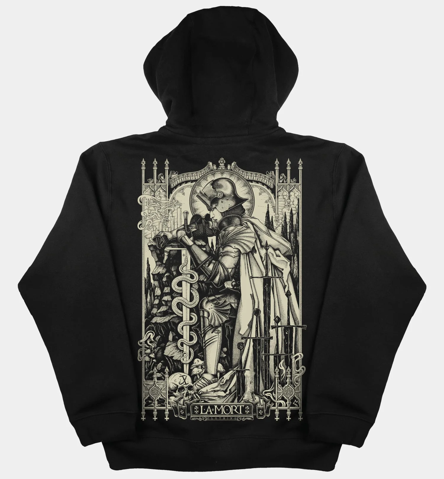 The Beguiling Pullover Hoodie (BW/B)