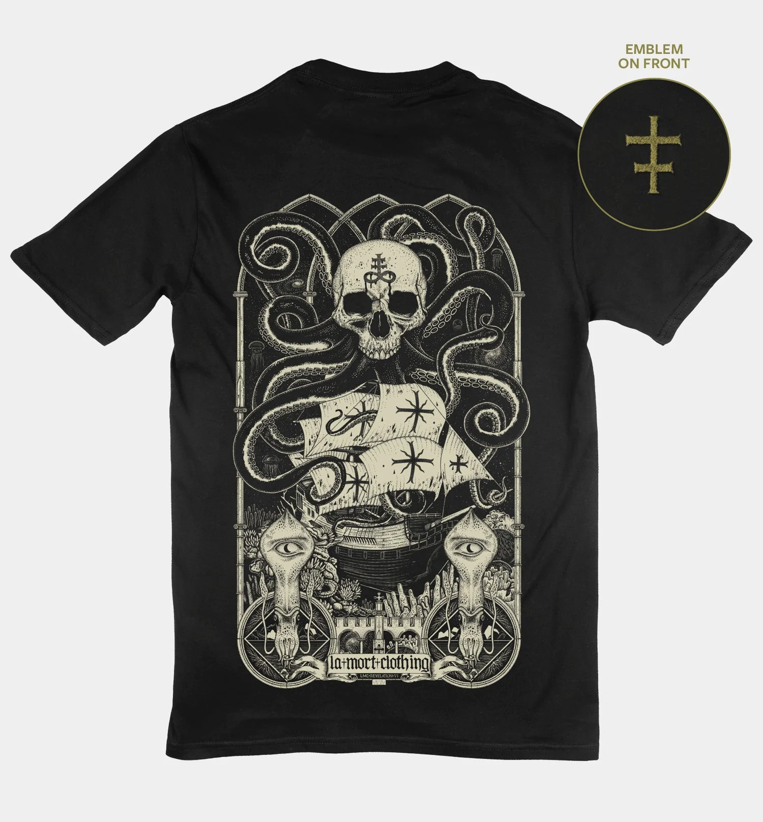 Unrequited Back Print T-shirt (BW/B)